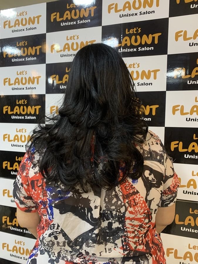 Wavy Blow-Dry at Let's Flaunt salon, Mallasandra Bengaluru